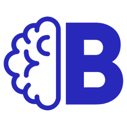 Breign Logo - AI-powered brain icon with the letter B