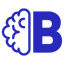 Breign Logo - AI-powered brain icon with the letter B